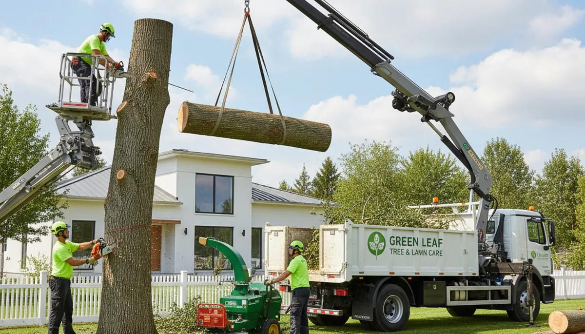 Professional lawn care and tree removal service in Columbus, OH by Chop Chop Tree experts